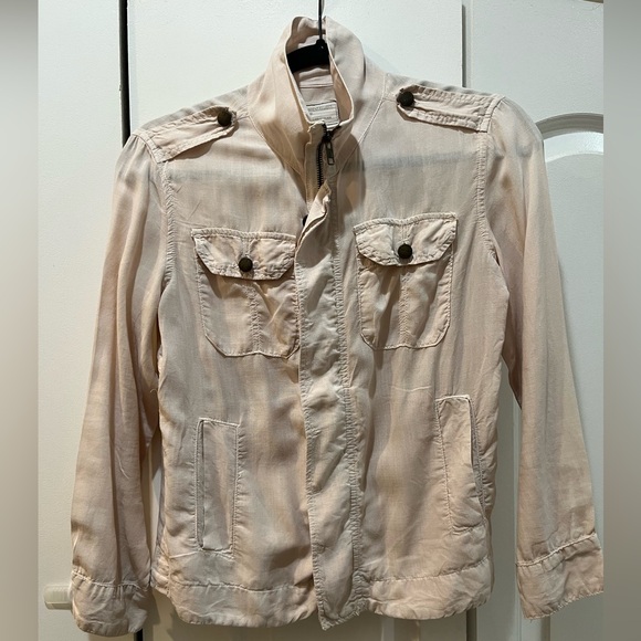 Current/Elliott Battalion Jacket light blush pink color - Picture 2 of 5